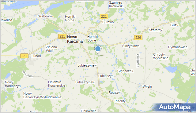 mapa Olszowy Kierz, Olszowy Kierz na mapie Targeo